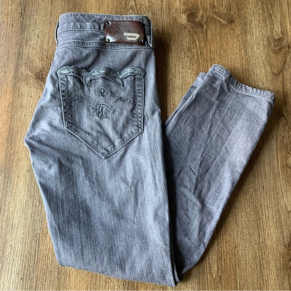 Vintage Y2K Diesel Low Rise Jeans 30 Grey - Picture 3 of 9